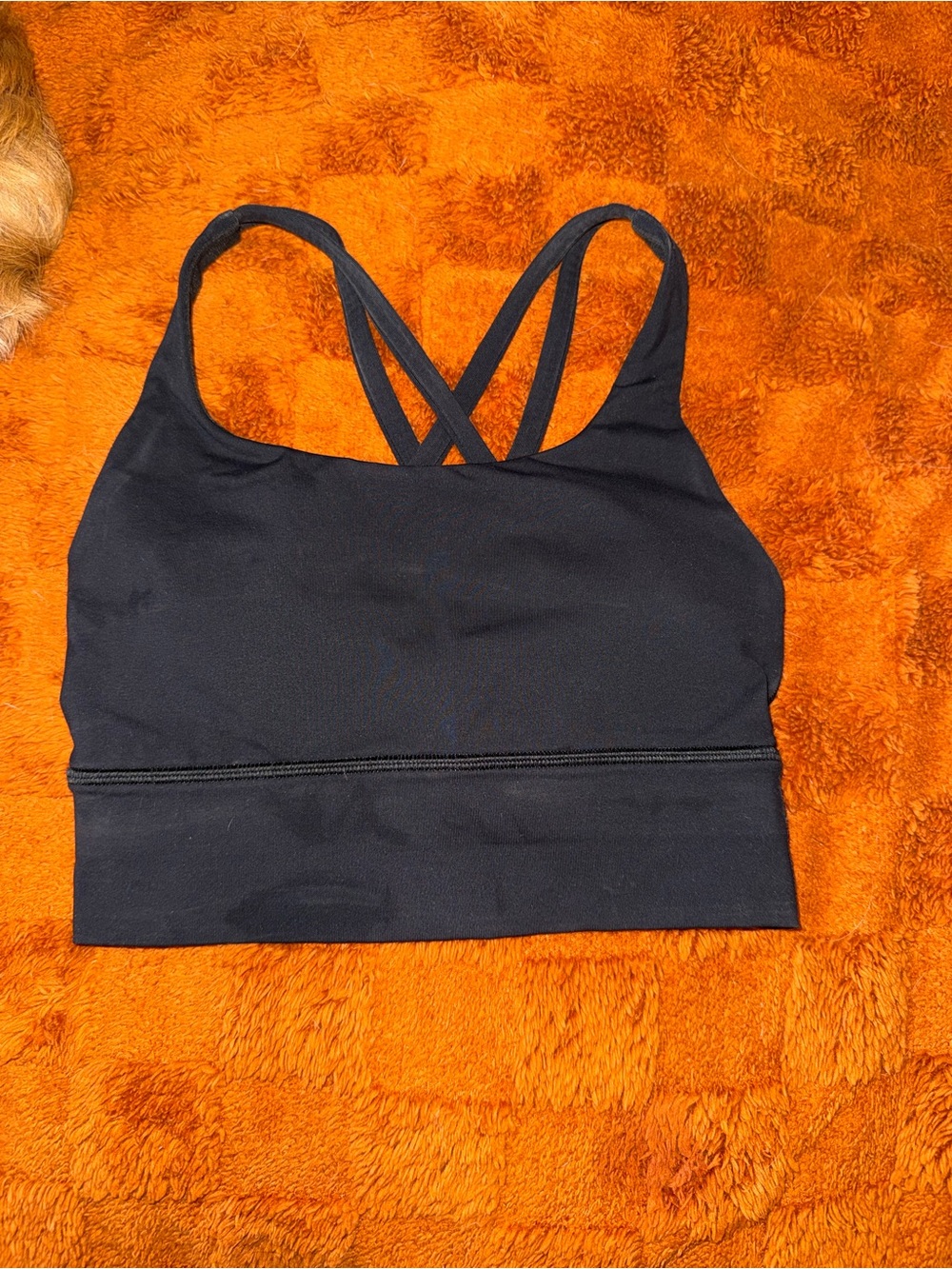lululemon athletica Black Strappy Crisscross Sports Bra - Picture 2 of 2